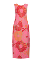 Afbeelding in Gallery-weergave laden, Pip - Mi Piace - Travelstof Jurk - Desert Anemone Print Coral - 202278