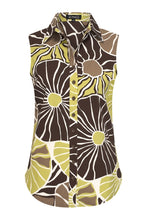 Afbeelding in Gallery-weergave laden, Steffi - Mi Piace - Travelstof Blouse - Desert Anemone Print Sweet Pea - 202299