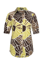 Afbeelding in Gallery-weergave laden, Pien - Mi Piace - Travelstof Blouse - Desert Anomone Print Sweet Pea - 202270