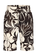 Afbeelding in Gallery-weergave laden, Bella - Mi Piace - Travelstof Broek - Espresso - Tropical - 202423