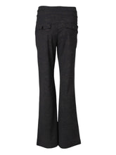 Afbeelding in Gallery-weergave laden, Daan - Mi Piace - Travelstof Broek - Black/Gold Structure