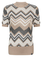 Afbeelding in Gallery-weergave laden, Nancy - ZOSO - Trui - Camel/Black - Sale