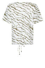 Afbeelding in Gallery-weergave laden, Femmy - ZOSO - Travelstof Shirt - White/Green