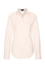 Afbeelding in Gallery-weergave laden, Betty - Mi Piace - Travelstof Blouse - Streep Print Peachskin Off White - 60840