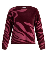 Afbeelding in Gallery-weergave laden, Marlou - IVY BEAU - Trui - Dark Wine Red/Multi-Colour