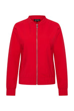 Afbeelding in Gallery-weergave laden, Bonded bomber - Mi Piace - Travelstof Jas - Red - 202636