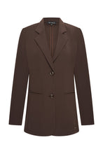 Afbeelding in Gallery-weergave laden, Bonded Levi - Mi Piace - Travelstof Blazer - Espresso - 202634