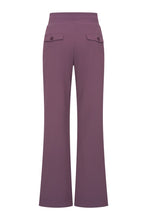 Afbeelding in Gallery-weergave laden, Bonded Daan - Mi Piace - Travelstof Broek - Plum Perfect - 202631