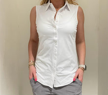 Afbeelding in Gallery-weergave laden, Steffi - Mi Piace - Travelstof Blouse - Wit - 202299