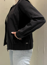 Afbeelding in Gallery-weergave laden, Bomber - Mi Piace - Travelstof Jas - Zwart - 202463