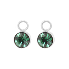 Afbeelding in Gallery-weergave laden, Stone Emerald - iXXXi - Hoop Charms