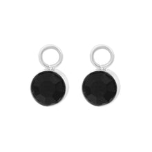 Afbeelding in Gallery-weergave laden, Stone Black Diamond - iXXXi - Hoop Charms