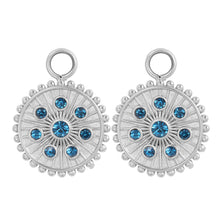 Afbeelding in Gallery-weergave laden, Midnight Capri Blue - iXXXi - Hoop Charms