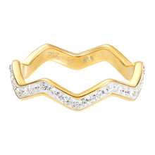 Afbeelding in Gallery-weergave laden, Lightning with stones - iXXXi Fame - Ring 2 mm