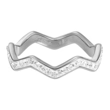 Afbeelding in Gallery-weergave laden, Lightning with stones - iXXXi Fame - Ring 2 mm