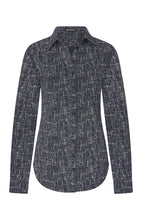 Afbeelding in Gallery-weergave laden, Betty - Mi Piace - Travelstof Blouse - Linnen Print Blue Kit