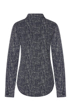 Afbeelding in Gallery-weergave laden, Betty - Mi Piace - Travelstof Blouse - Linnen Print Blue Kit