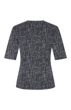 Afbeelding in Gallery-weergave laden, Evi - Mi Piace - Travelstof Shirt - Linnen Print Dark Blue Kit