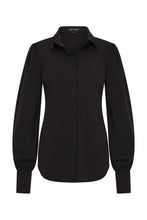 Afbeelding in Gallery-weergave laden, Jade - Mi Piace - Travelstof Blouse - Zwart - 202037