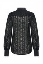 Afbeelding in Gallery-weergave laden, Saar - Mi Piace - Travelstof Blouse - 202352 - Zwart