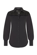 Afbeelding in Gallery-weergave laden, Emma - Mi Piace - Travelstof Blouse - Zwart