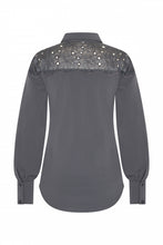 Afbeelding in Gallery-weergave laden, Emma - Mi Piace - Travelstof Blouse - Dark Grey