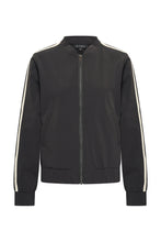 Afbeelding in Gallery-weergave laden, Bomber Tape - Mi Piace - Travelstof Jas - Zwart - 202670