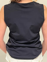 Afbeelding in Gallery-weergave laden, Nora - Mi Piace - Travelstof Top - Navy - 202425