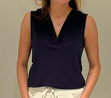 Afbeelding in Gallery-weergave laden, Nora - Mi Piace - Travelstof Top - Navy - 202425