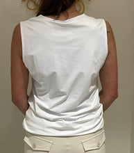 Afbeelding in Gallery-weergave laden, Nora - Mi Piace - Travelstof Top - Wit - 202425