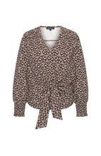 Afbeelding in Gallery-weergave laden, Jet - Mi Piace - Travelstof Top Knotted - Harvest Ikat Print Espresso - 202898