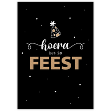 Afbeelding in Gallery-weergave laden, Hoera Het Is Feest - Papieren Ansichtkaart