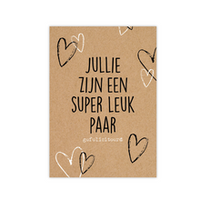 Afbeelding in Gallery-weergave laden, Jullie Zijn Een Super Leuk Paar - Papieren Ansichtkaart