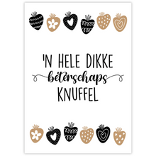 Afbeelding in Gallery-weergave laden, 'n Hele Dikke Beterschaps Knuffel - Papieren Ansichtkaart