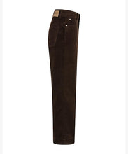 Afbeelding in Gallery-weergave laden, Colette Coloured Denim - Red Button - Broek - Espresso - SRB5024