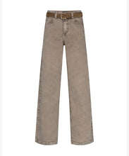 Afbeelding in Gallery-weergave laden, Colette & Belt - Red Button - Broek - Washed Twill Color - SRB5080