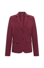 Afbeelding in Gallery-weergave laden, Bonded Livi - Mi Piace - Travelstof Blazer - Burgundy - 202646
