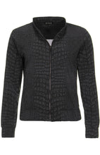 Afbeelding in Gallery-weergave laden, Bomber - Mi Piace - Travelstof Jas - Grey Croco