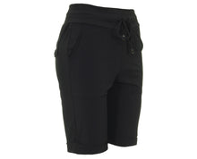 Afbeelding in Gallery-weergave laden, Bella - Mi Piace - Travelstof Broek - Zwart - 202423