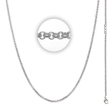 Afbeelding in Gallery-weergave laden, Necklace 100 cm (3mm) met logo Ketting iXXXi Zilver AAAndacht