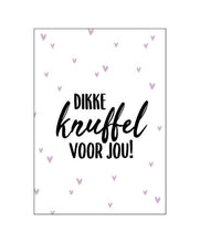 Afbeelding in Gallery-weergave laden, Dikke Knuffel Voor Jou - Papieren Ansichtkaart