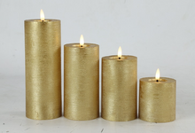 Afbeelding in Gallery-weergave laden, Stomp Kaars - Goud - 7.5 x 8 cm