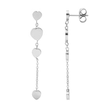 Afbeelding in Gallery-weergave laden, 4 Hearts Dangle - iXXXi - Oorbellen Oorbellen iXXXi Silver AAAndacht