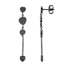 Afbeelding in Gallery-weergave laden, 4 Hearts Dangle - iXXXi - Oorbellen Oorbellen iXXXi Black AAAndacht