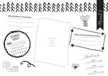 Afbeelding in Gallery-weergave laden, Zwangerschapskalender - invulboekje 9 maanden