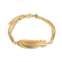 Afbeelding in Gallery-weergave laden, Armband Feather - Boho Collection Armband iXXXi Goud AAAndacht
