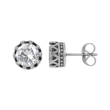 Afbeelding in Gallery-weergave laden, Ear studs Crown Oorbellen iXXXi Silver AAAndacht