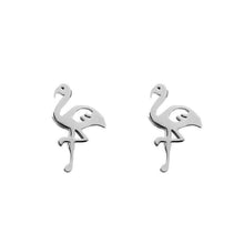Afbeelding in Gallery-weergave laden, Ear studs flamingo - iXXXi - Oorbellen Oorbellen iXXXi Silver AAAndacht