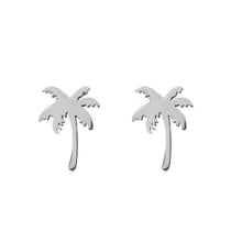 Afbeelding in Gallery-weergave laden, Ear studs palm tree - iXXXi - Oorbellen Oorbellen iXXXi Silver AAAndacht