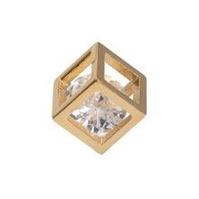 Afbeelding in Gallery-weergave laden, Hollow Cube Stone - iXXXi - Charm Charm iXXXi Goud AAAndacht